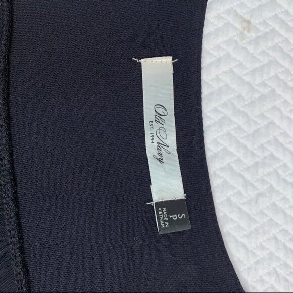 OLD Navy😎Black Long Sleeve V-Neck Jersey Knit Sweater Dress S - Picture 8 of 10